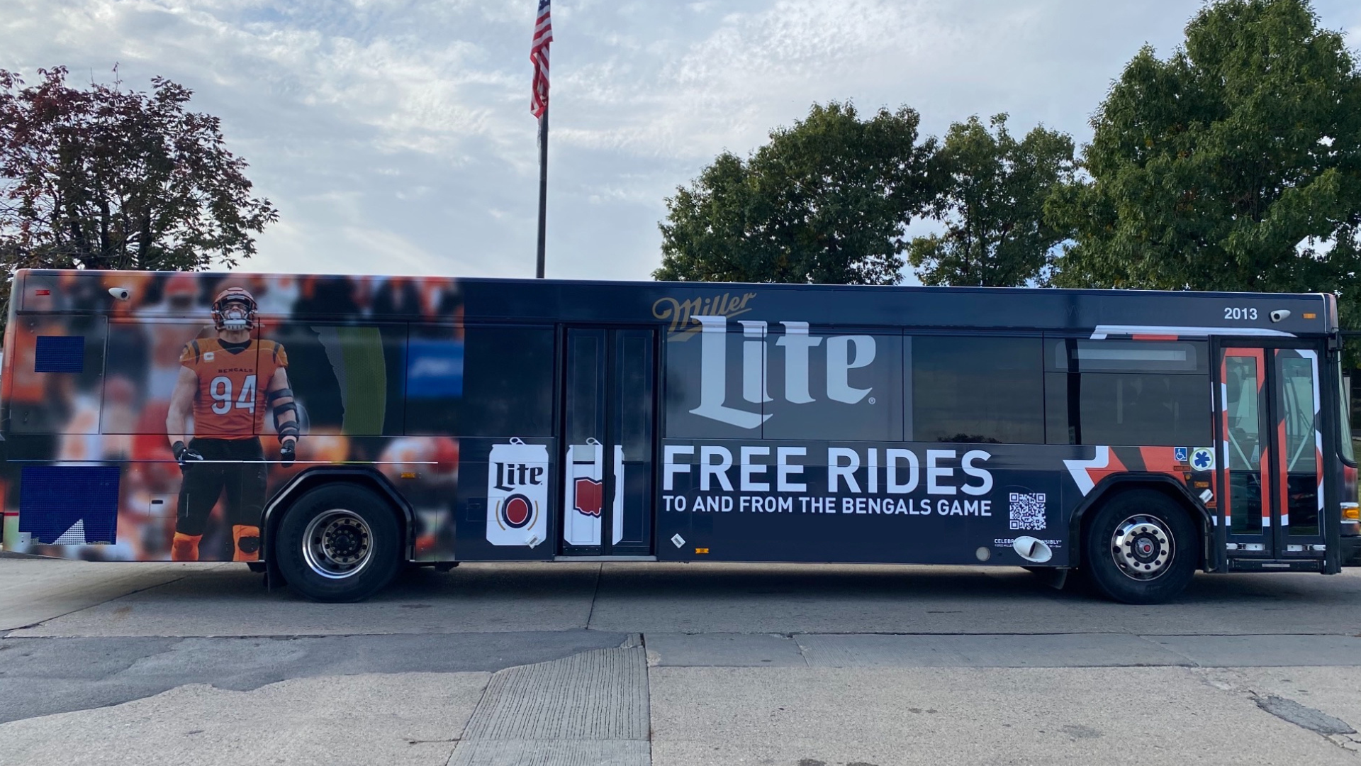 Bengals Fans Score Fare-Free Rides On October 15Th, Courtesy Of Miller Lite® Free Rides Program