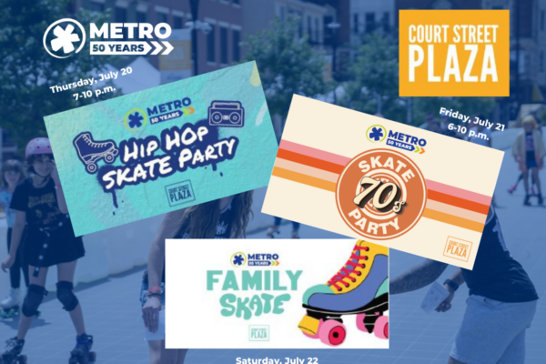 METRO Kicks Off Month Long 50TH Aniversary Celebration with parties at mobile roller rink