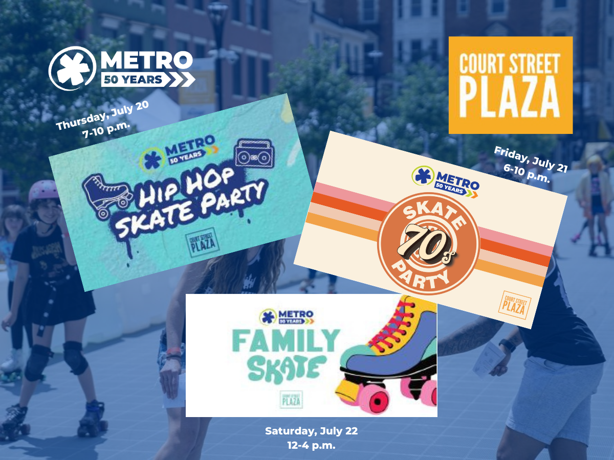 METRO Kicks Off Month Long 50TH Aniversary Celebration with parties at mobile roller rink