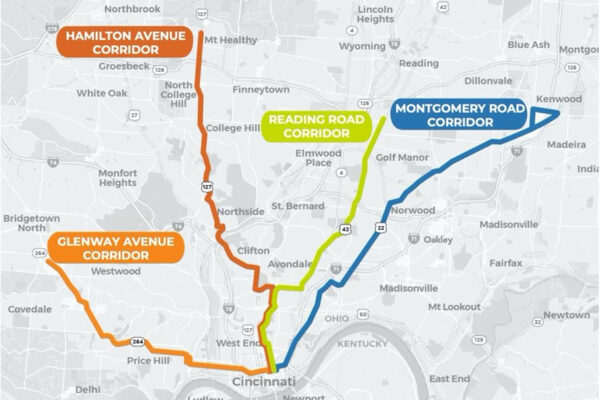 Hamilton Ave and Reading road are greater Cincinnati regions first BRT corridors