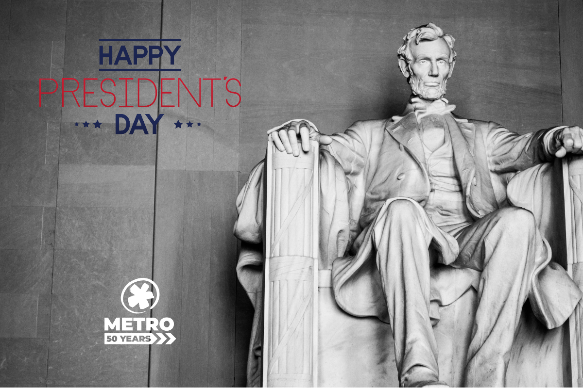 Happy President's Day from Metro. Statue of Lincoln