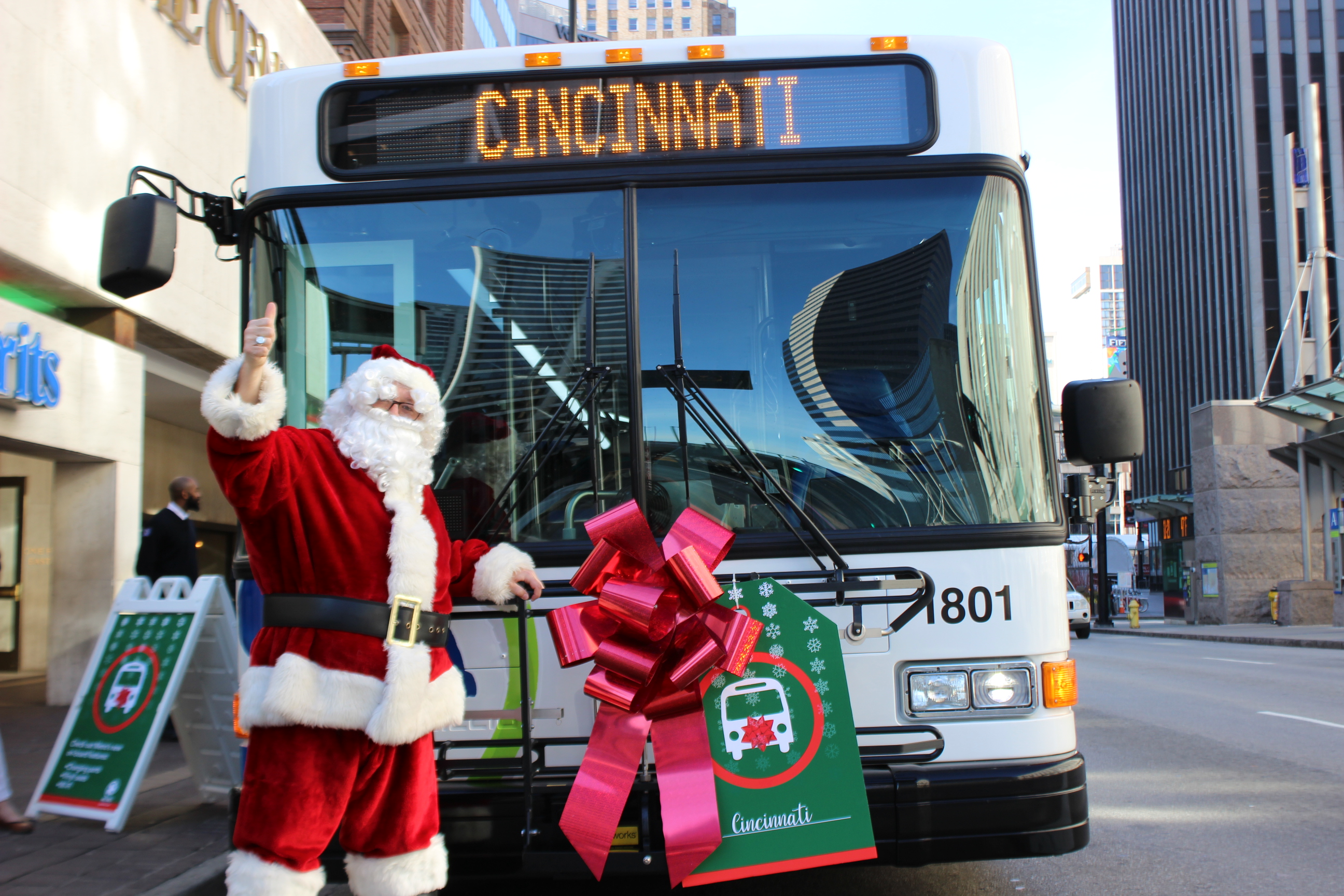 Spreading holiday cheer one ride at a time