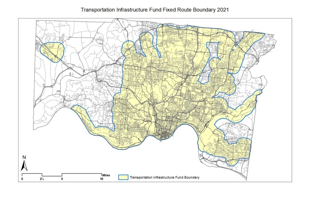 a map of transportation infrastructure