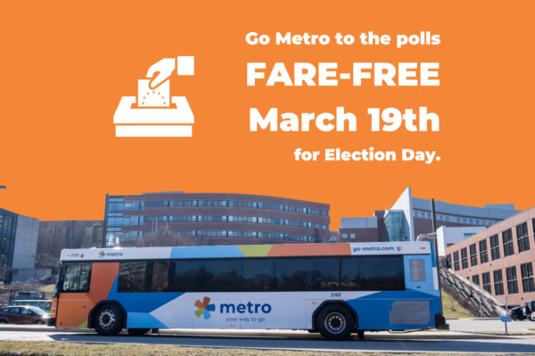 Fare free March 19th for election day