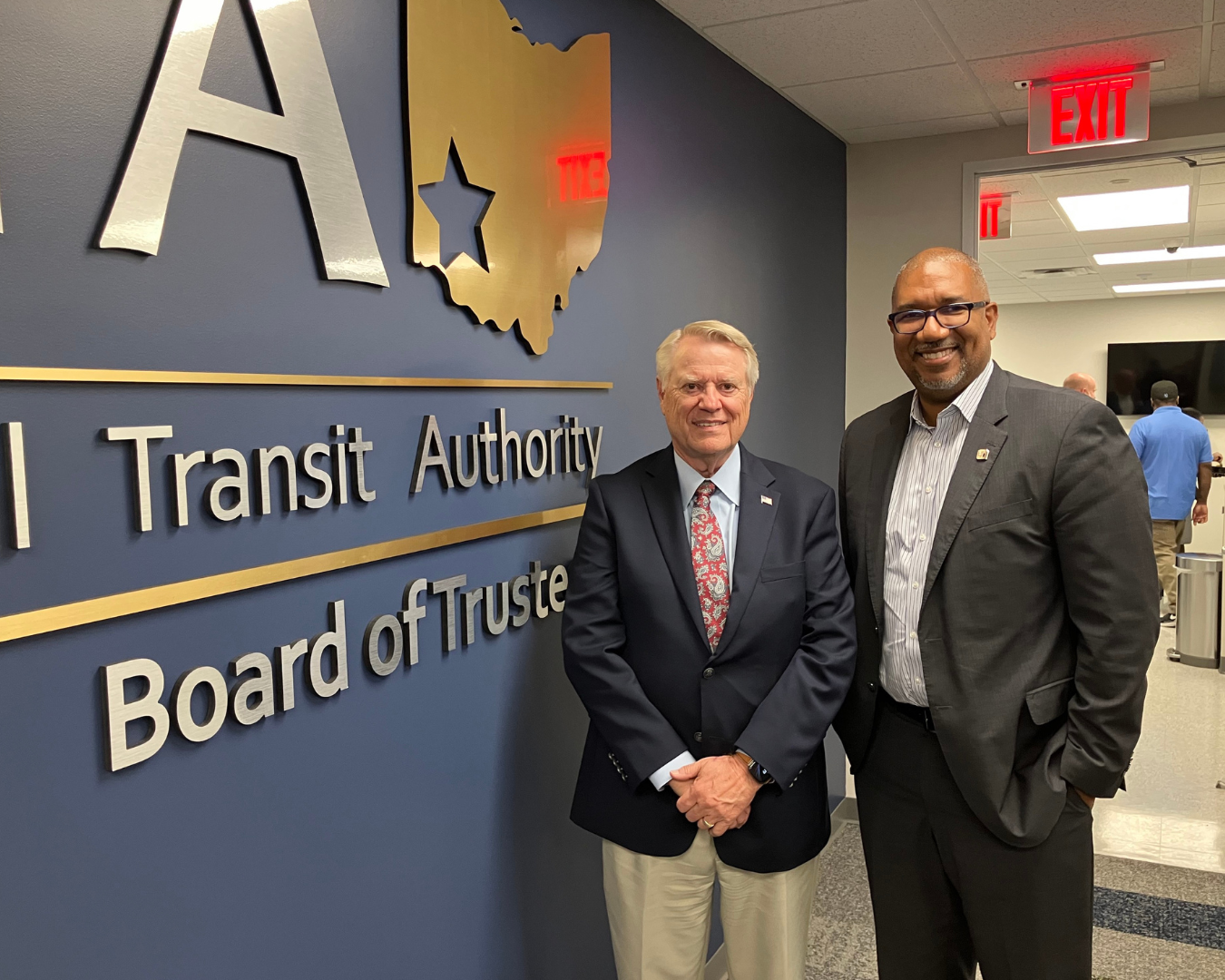 Kala Gibson and Greg simpson board of trustees