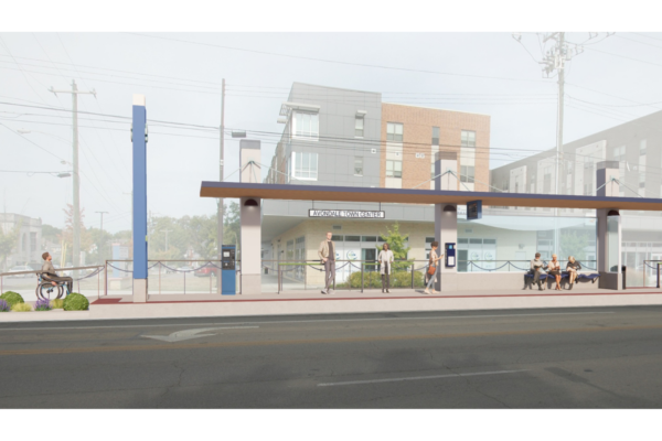 Avondale Town Center bus stop design